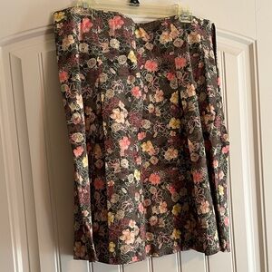 Christopher & Banks Floral Skirt - Multicolor